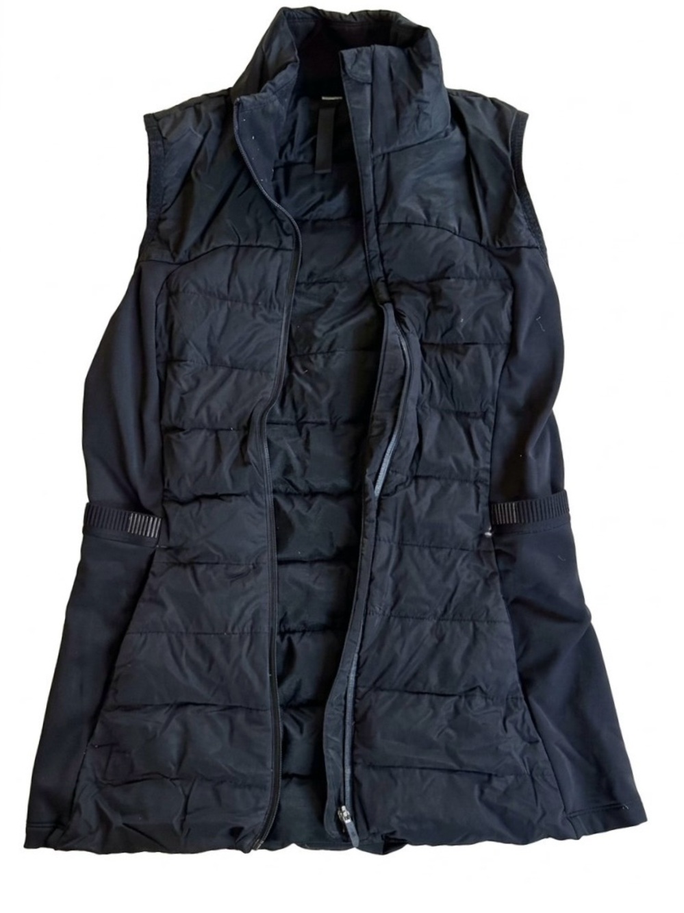 lululemon athletica Black Quilted Sleeveless Vest